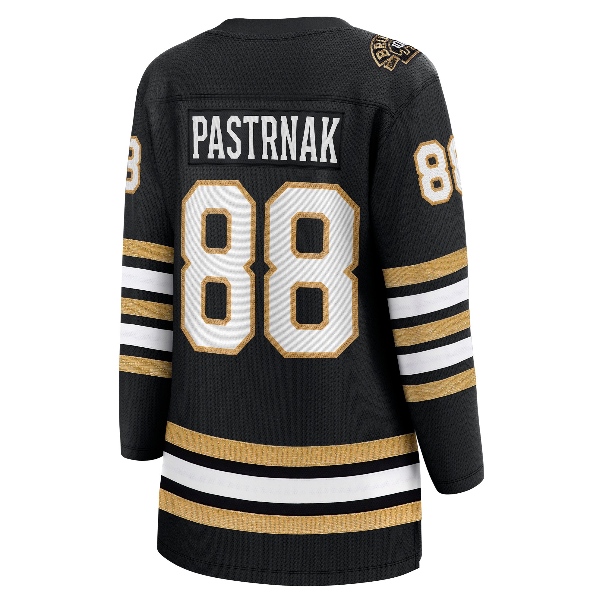 David Pastrnak Boston Bruins Fanatics Women’s 100th Anniversary Premier Breakaway  Jersey – Black