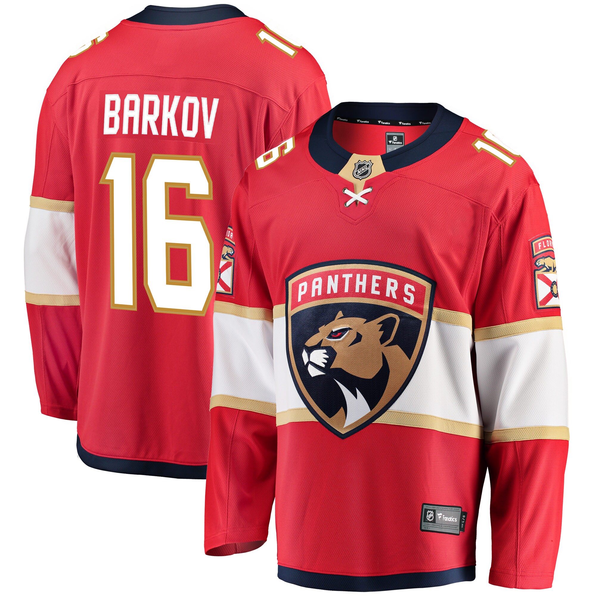 Aleksander Barkov Florida Panthers Fanatics Breakaway Jersey – Red