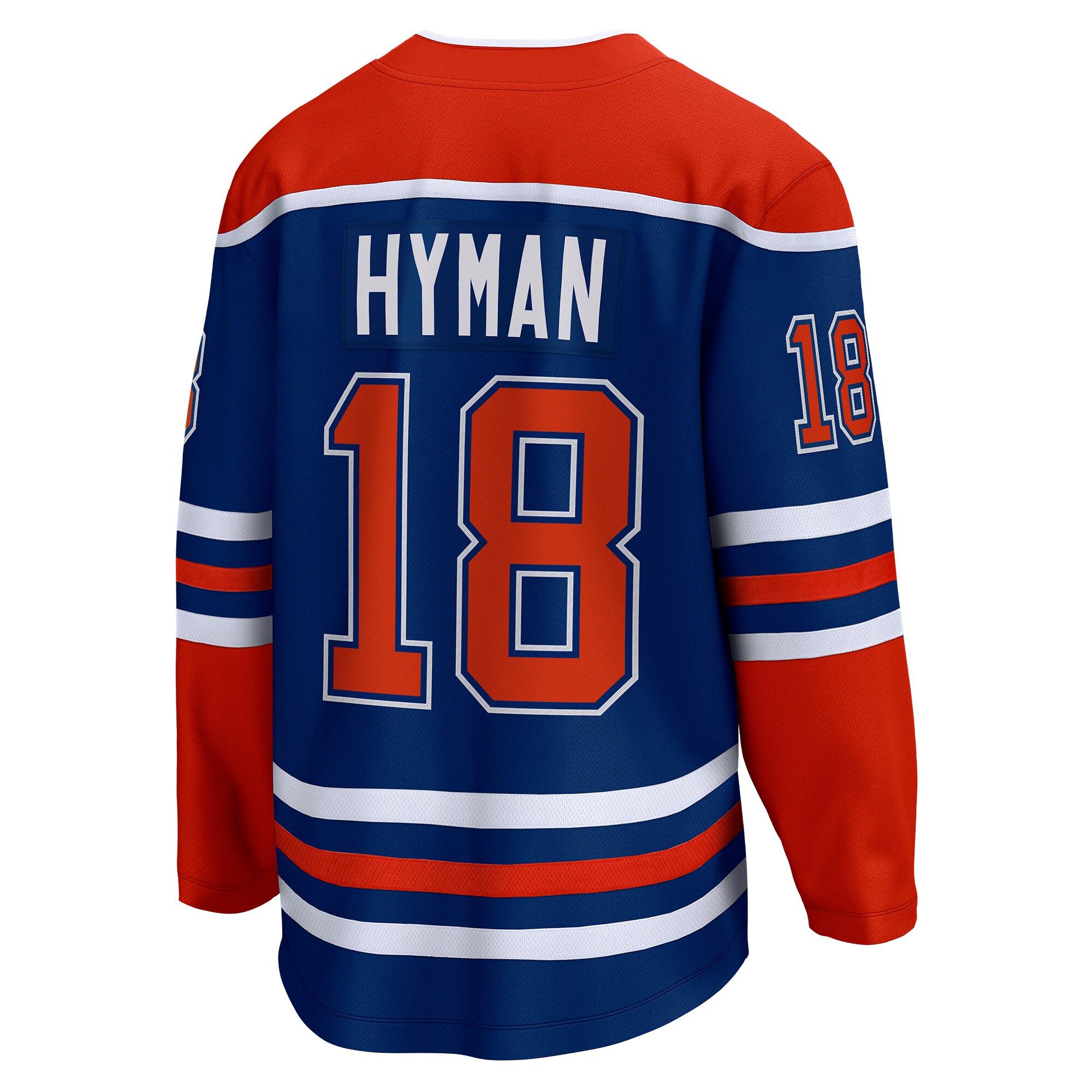 Zach Hyman Edmonton Oilers Fanatics Home Breakaway   Jersey – Royal