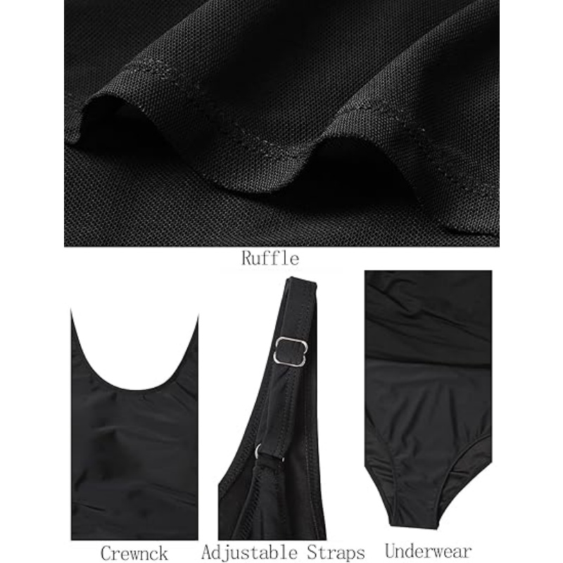 Women's One Piece Swim Dress Swimsuit