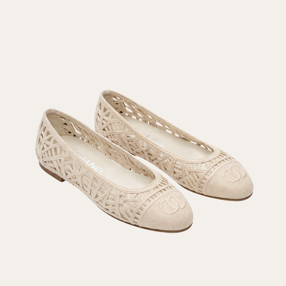 Chanel Embroidered Cotton Ivory White G46984 B22762 U5360