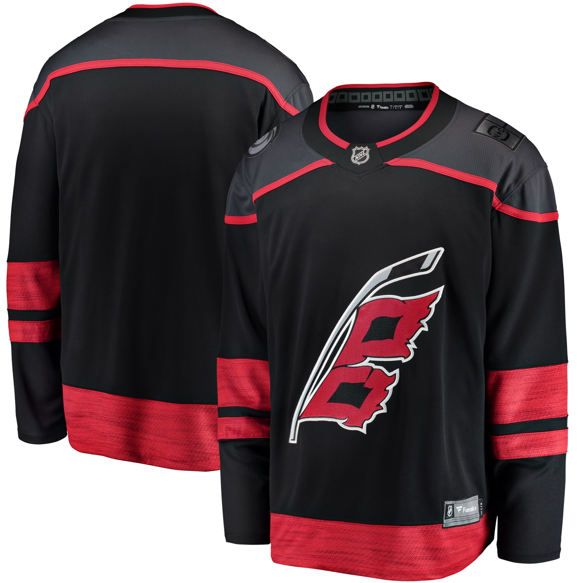 Carolina Hurricanes Fanatics Home Breakaway Jersey – Black