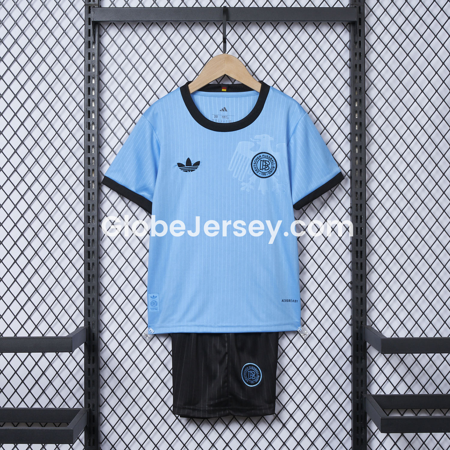 Germany 2025 125-Year Anniversary Blue Goalkeeper Kids Kit