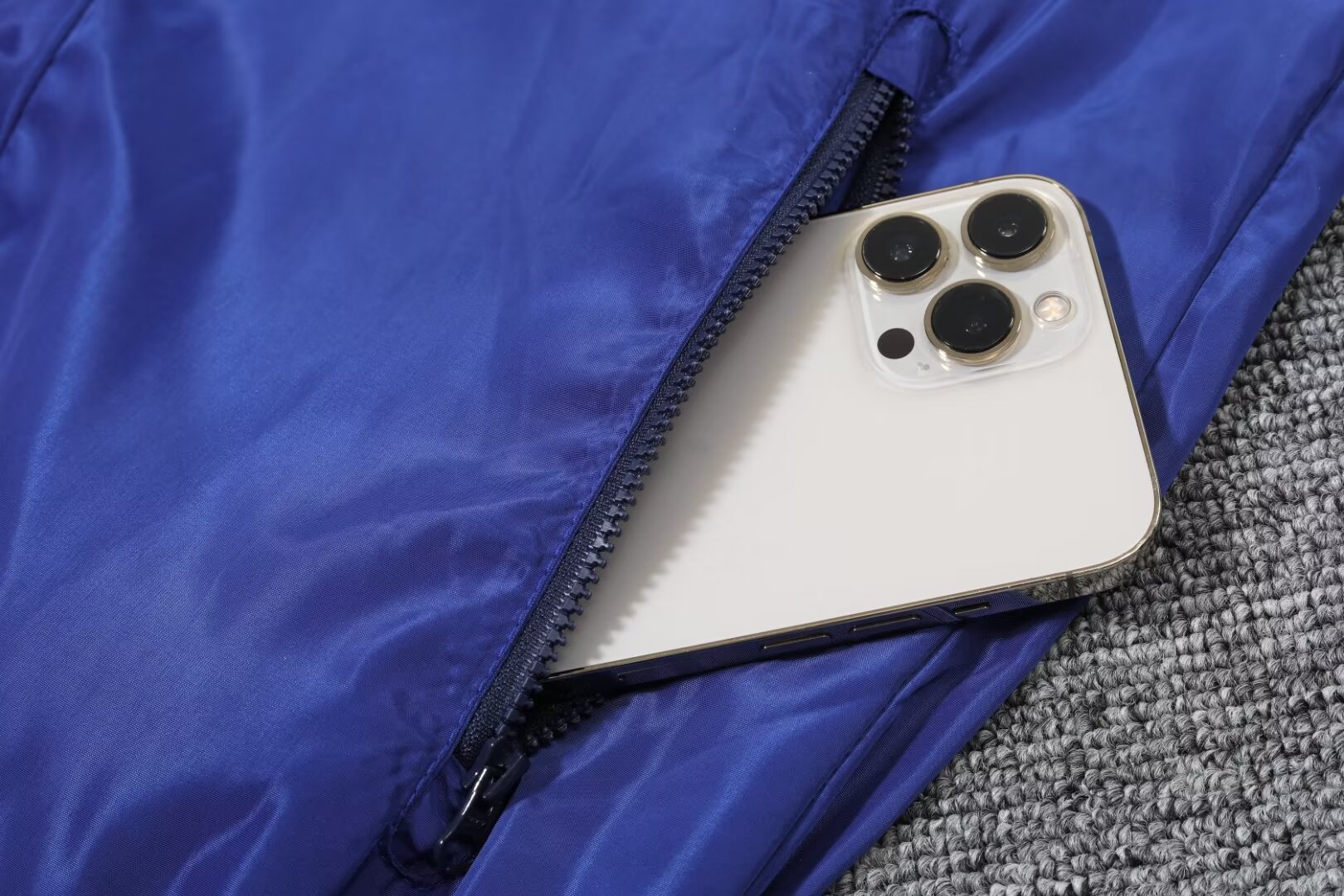 2023/24 Chelsea blue hooded windbreaker 1:1 Thai quality