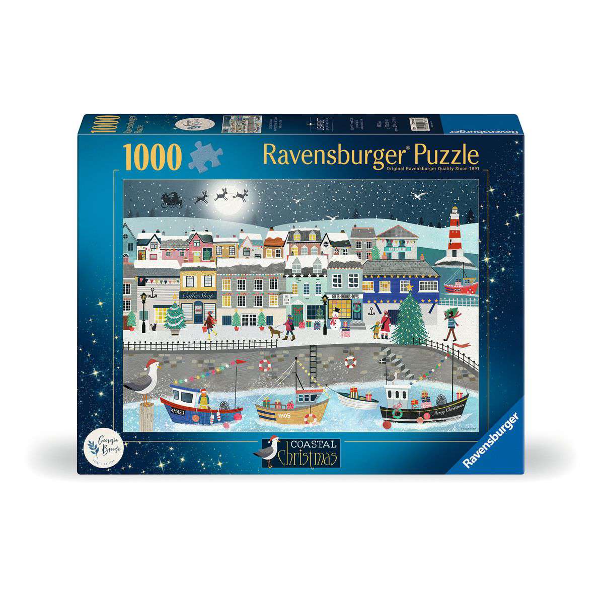 Coastal Christmas by Georgia Breeze - 1000 Piece Jigsaw Puzzle (Ravensburger)