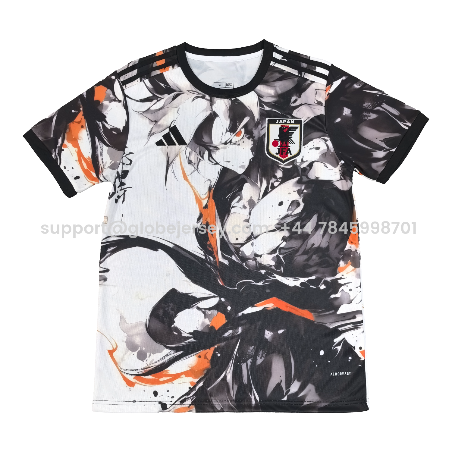 Japan 25-26 Son Goku White And Black Special Jersey - Fans Version