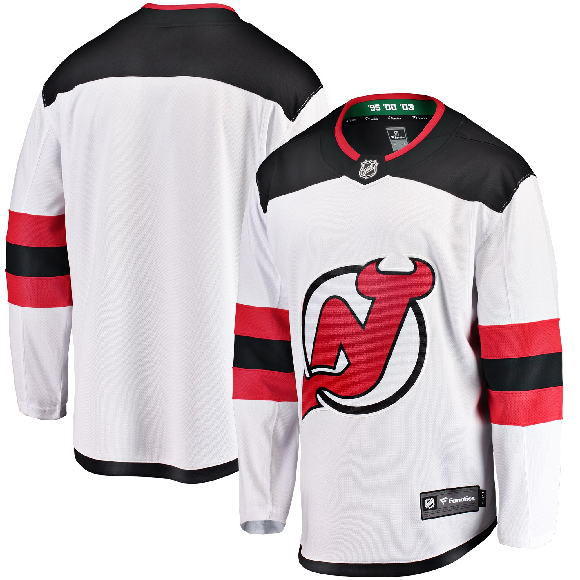 New Jersey Devils Fanatics Breakaway Away Jersey – White