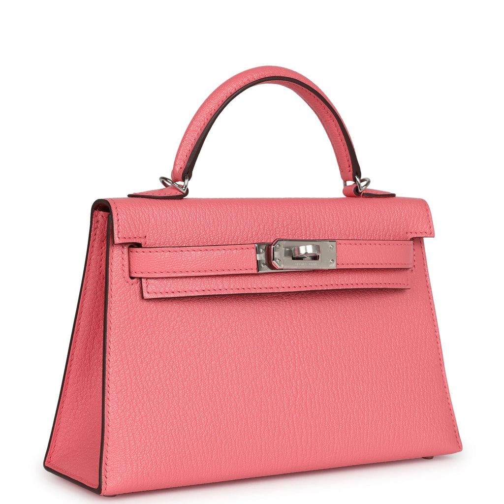 Kelly Sellier 20 Rose D’Ete Verso Chevre Palladium Hardware