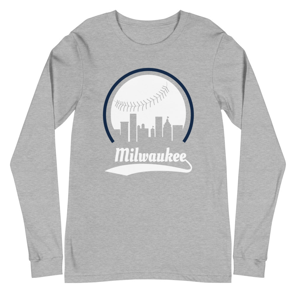 Unisex Milwaukee Brewers Baseball Long Sleeve Tee Shirt