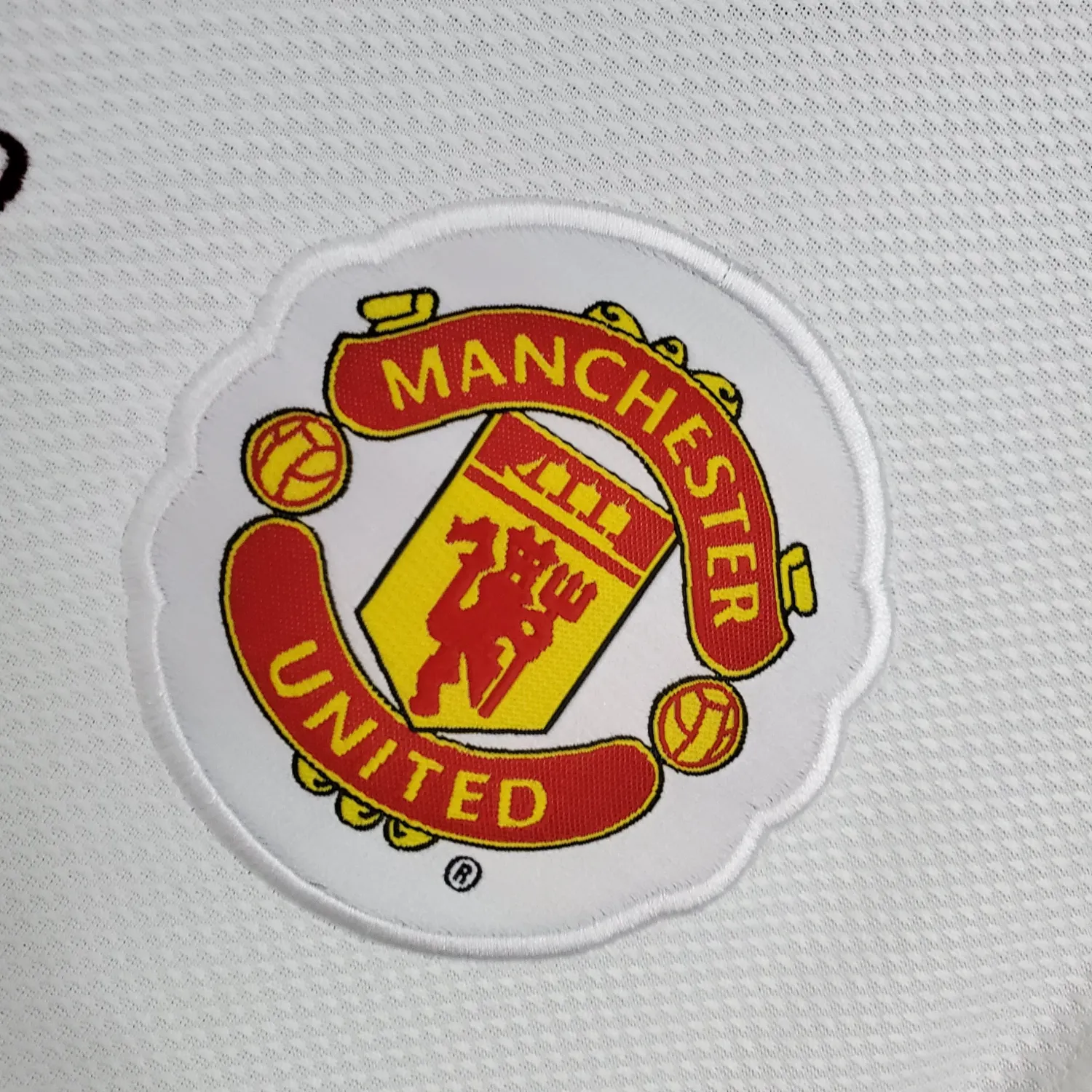 2008/2009 Manchester United Champions League away white jersey