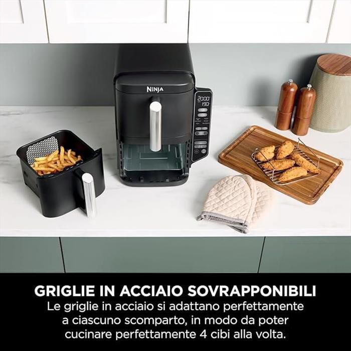 NINJA - FRIGGITRICE AD ARIA 7,6 LT SL300EU-Nero