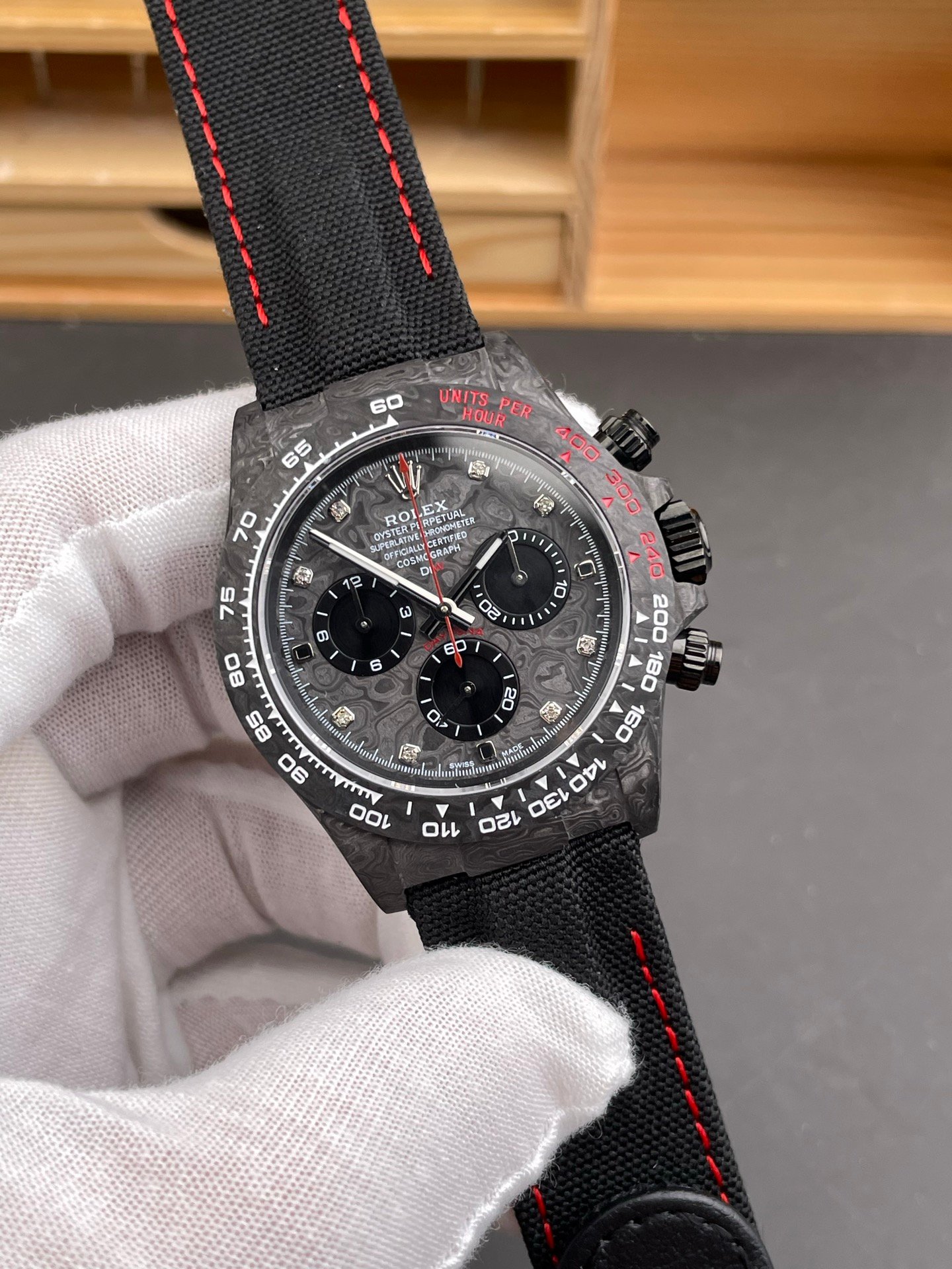 Rolex Daytona Carbon DIW Diamond
