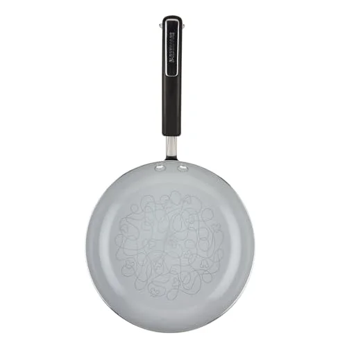 Farberware Bon Voyage Ceramic Nonstick Pots and Pans Set with Baking Sheet/Cookie Pan and Home Kitchen Tools, 8 Piece Non Stick Cookware Set - Blue