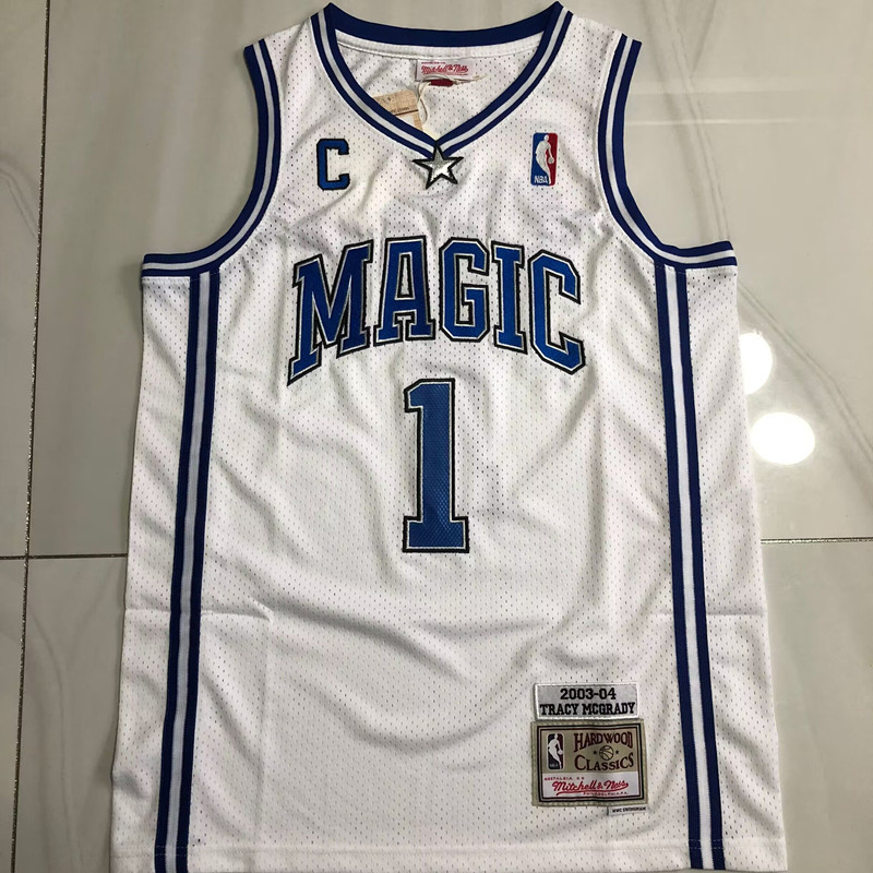 Tracy McGrady Orlando Magic 1 White MN