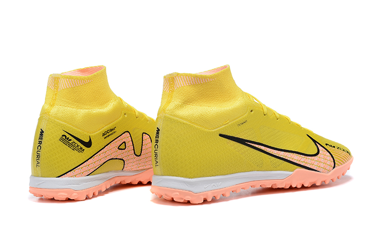 Assassin 15th generation high-top fully knitted waterproof MD air cushion grass spike football shoes