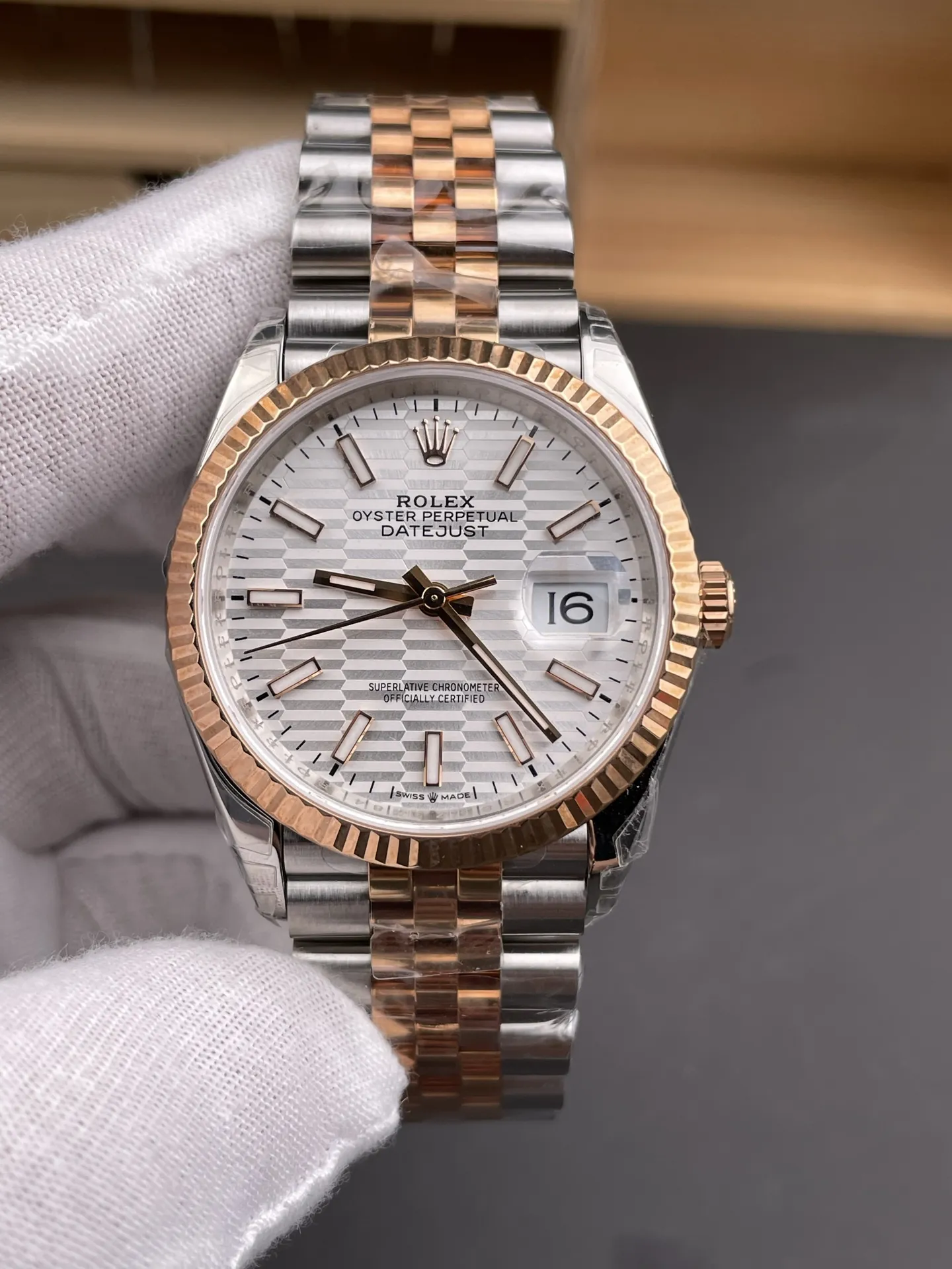 Rolex Datejust Two-Tone Rose Gold 36mm