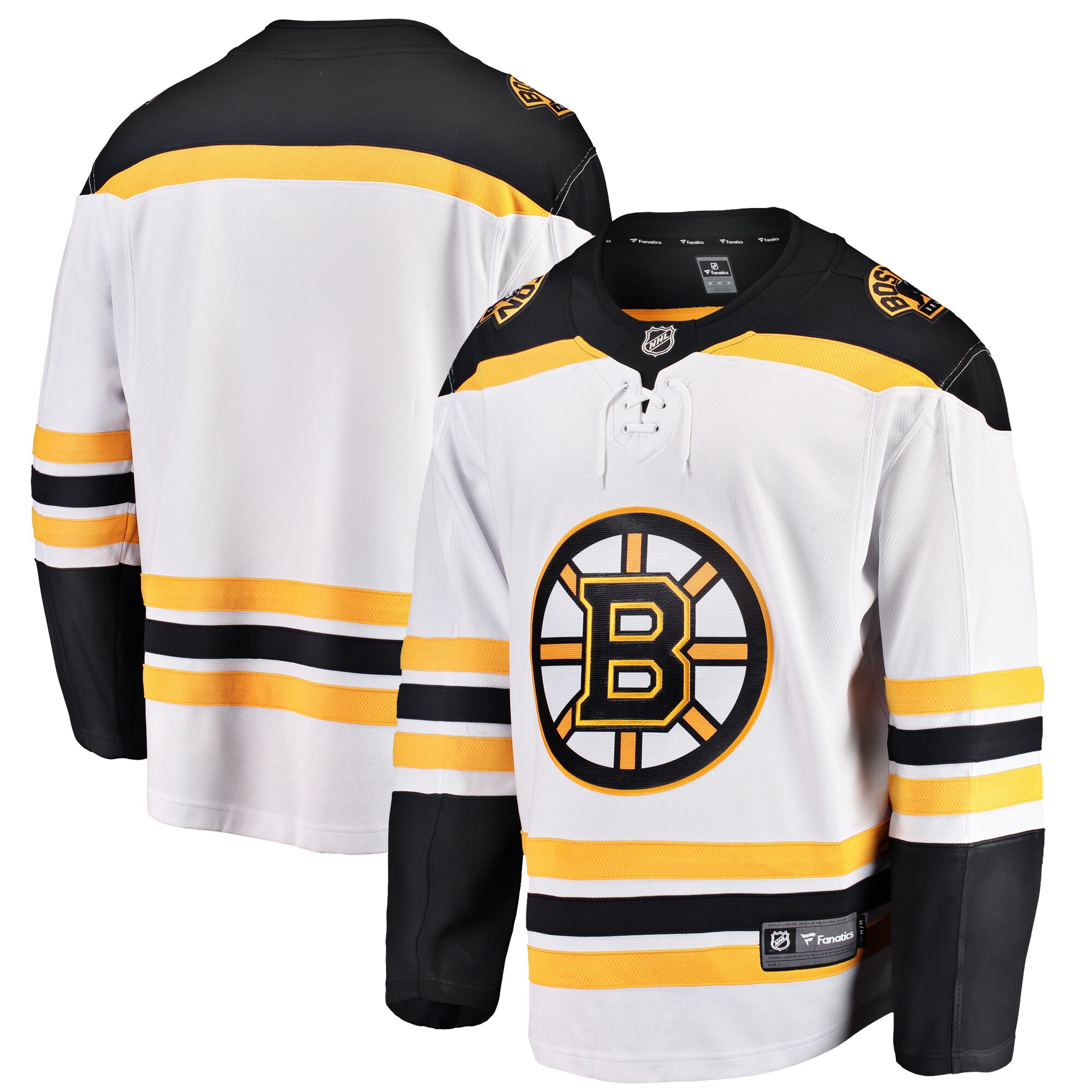 Boston Bruins Fanatics Breakaway Away Jersey – White