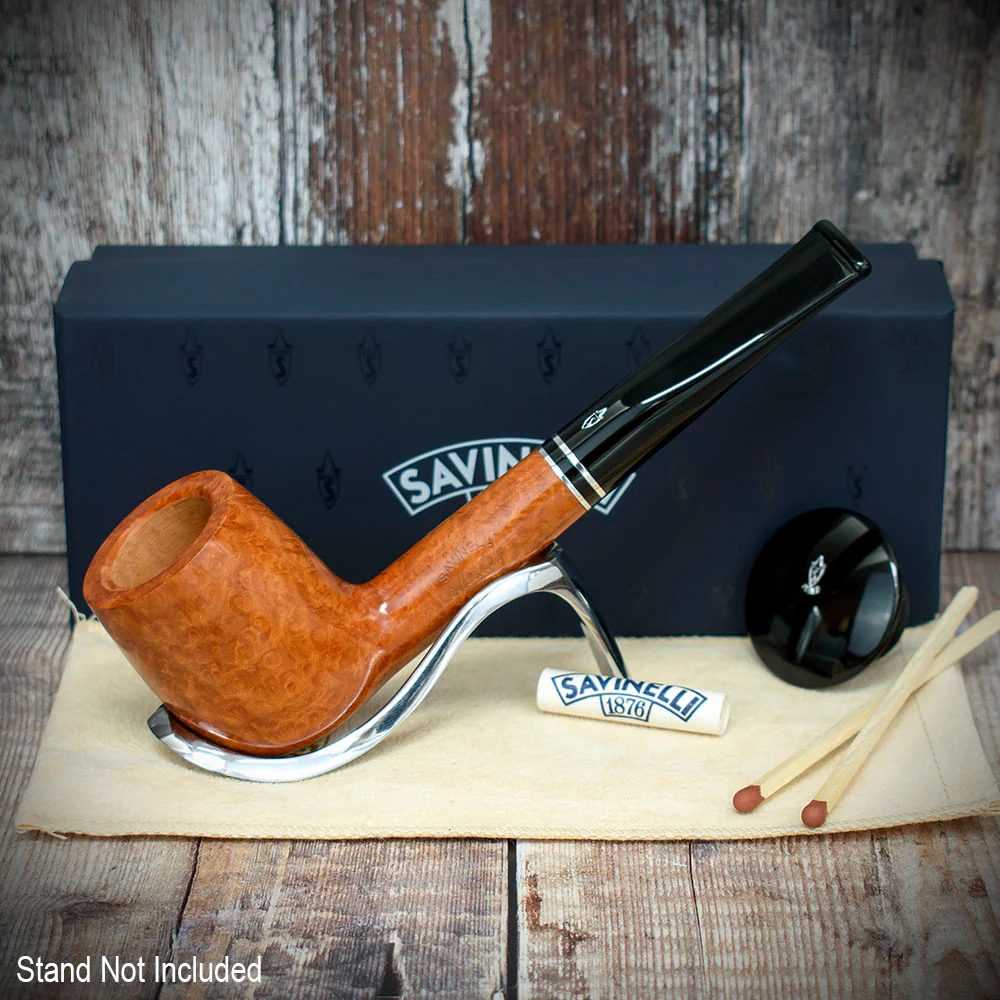 Savinelli Monsieur Smooth Briar Pipe - Shape No. 111KS (9mm)