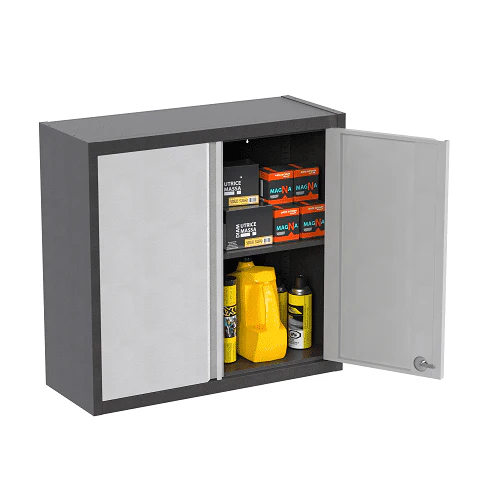 SUPEER Metal Rolling Garage Cabinet, 71'' Tall Industrial Storage Cabinet with Wheels and 4 Adjustable Shelves, Utility Filing Cabinet for Garage, Tool House, Assemble Required