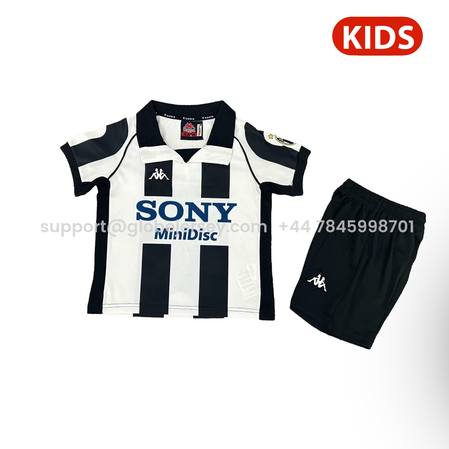 Retro Juventus 1997-98 Home Kids Kit