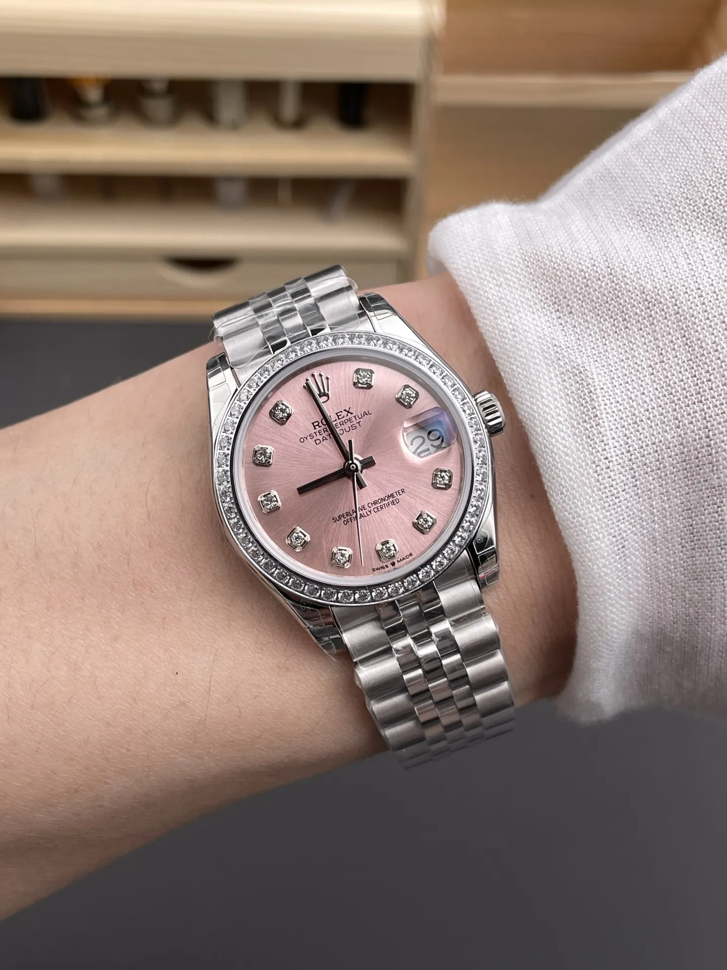 Rolex Datejust Diamond Bezel Ladies 31mm
