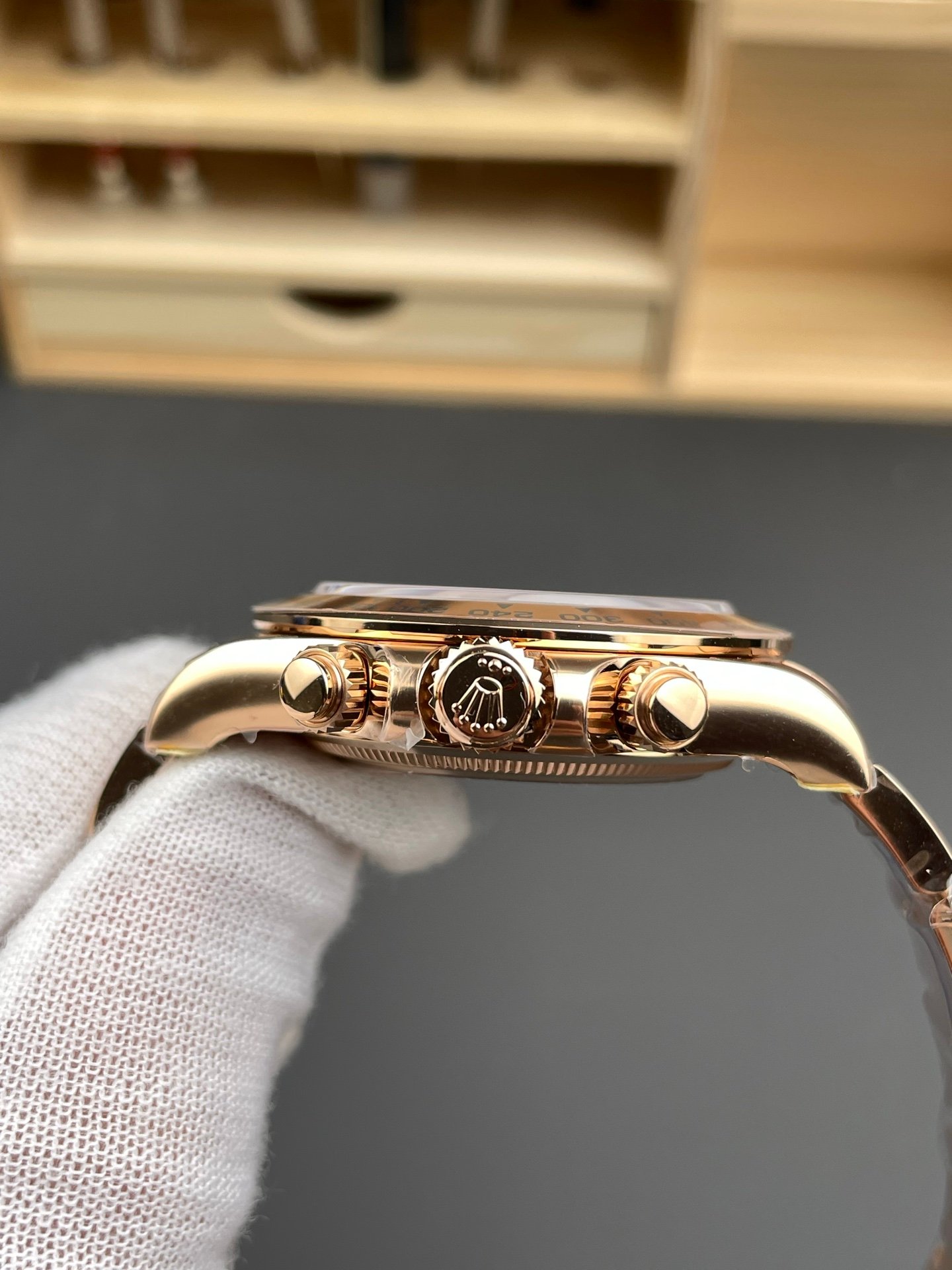 Rolex Daytona Full Rose Gold Black Gold