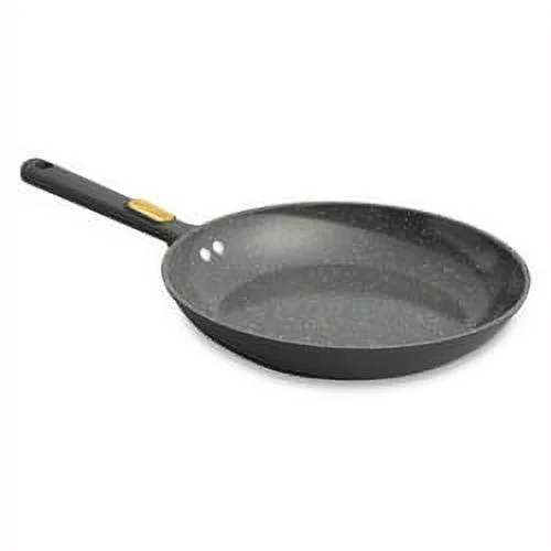Thyme & Table 12-Piece Non-Stick Granite Cookware Set, Pots and Pans Set - Gunmetal