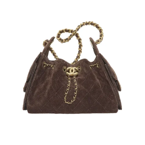 Chanel 26C Mini Hobo Bag Suede