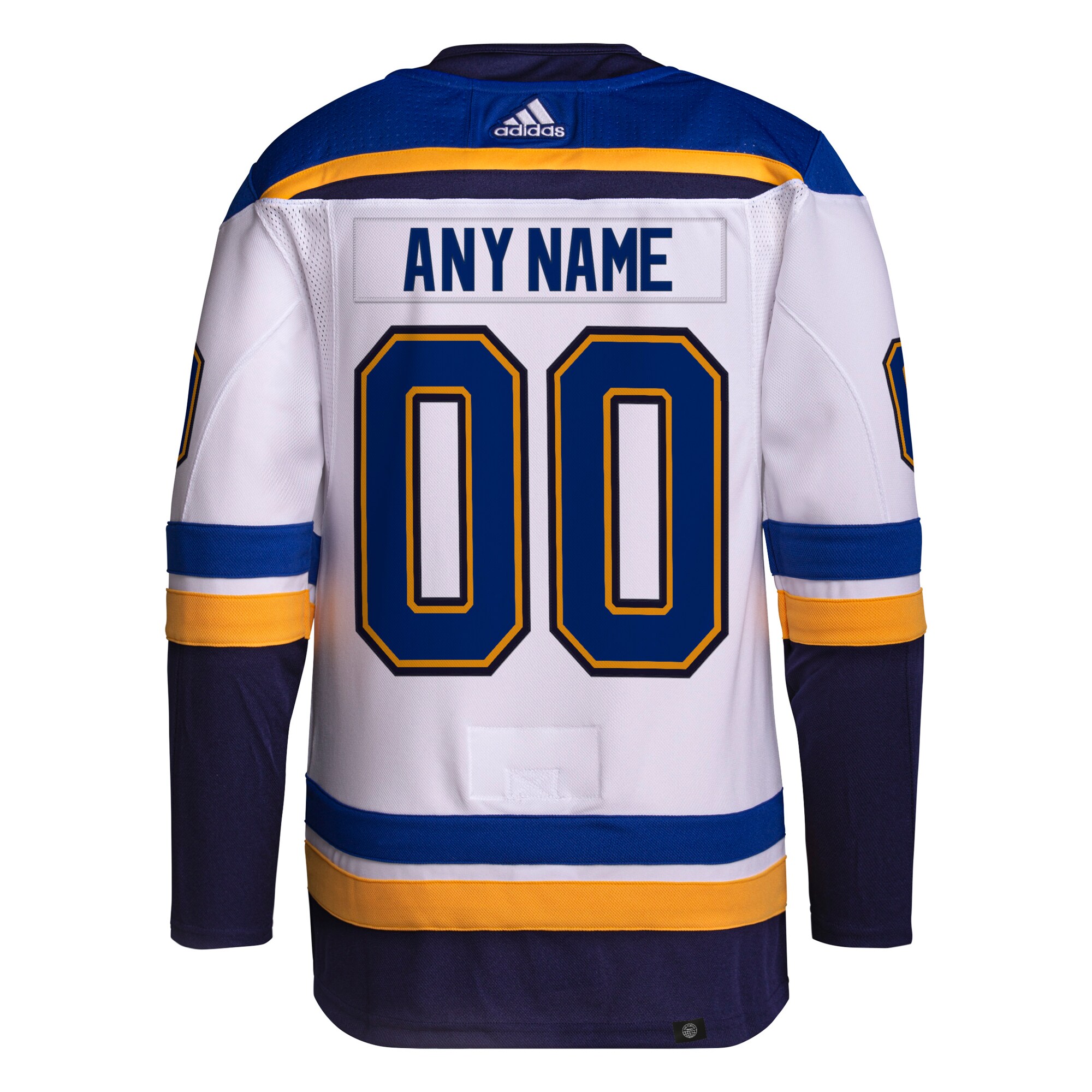 St. Louis Blues   Away  Primegreen  Custom Jersey – White