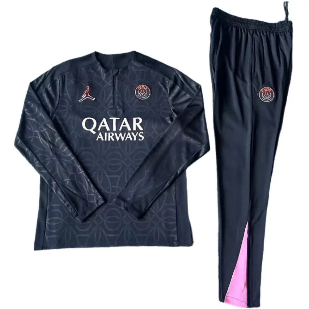 2024-25 New Season Jordan Paris Black [Stamped] Children's Training Suit