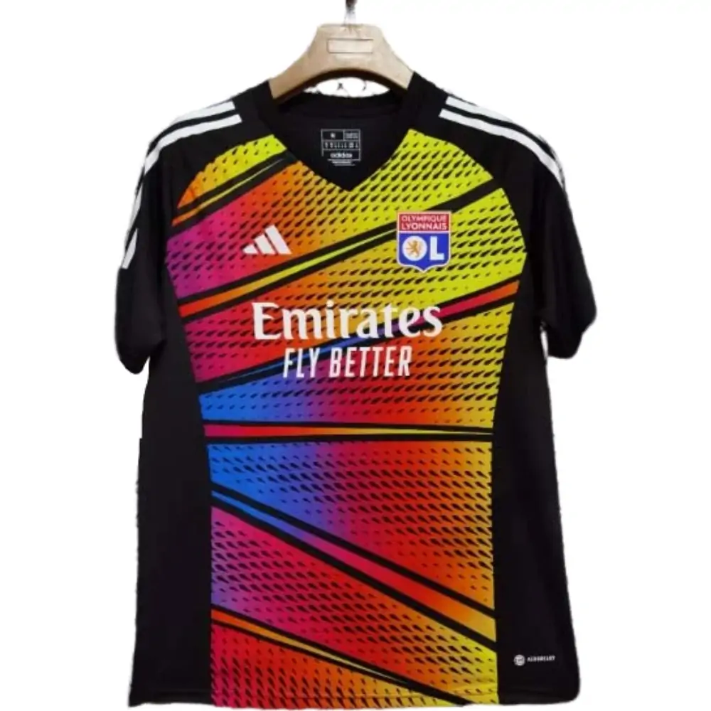 2023/2024 Lyon Training Wear  Football Shirt - Fans Edition