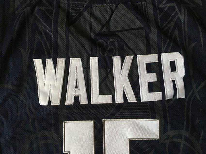 NCAA University of Connecticut No. 15 Kemba Walker dark blue jersey