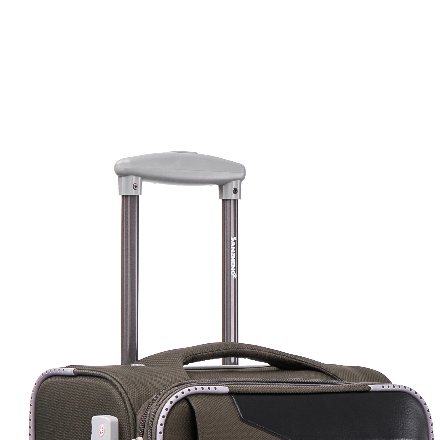 4-Piece Sage Green Softside Luggage Set with Spinner Wheels, Lightweight Expandable Suitcases (20