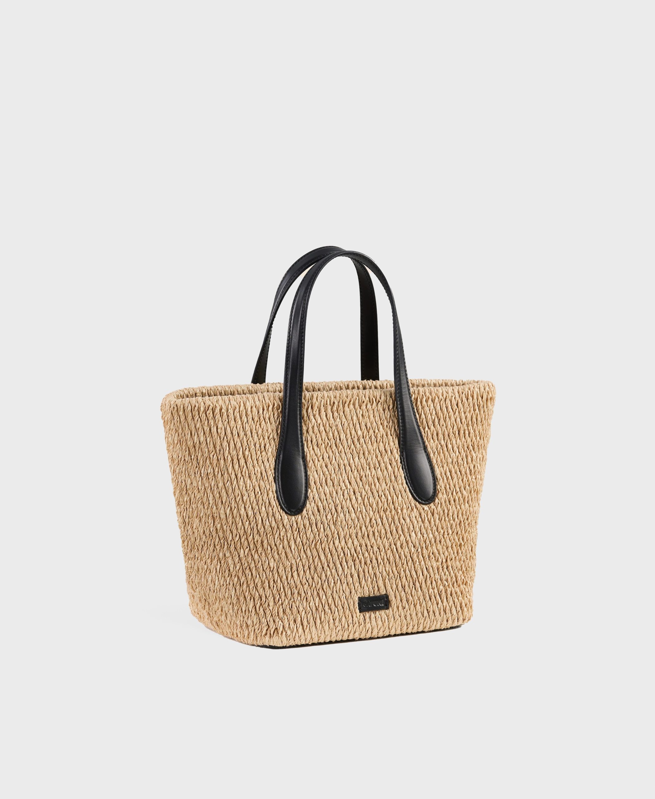 Hexa Tote – Natural/Black