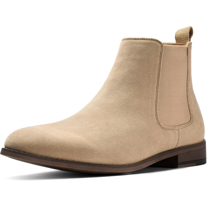 Men's Chelsea Boots Suede Leather Casual Boots for Men