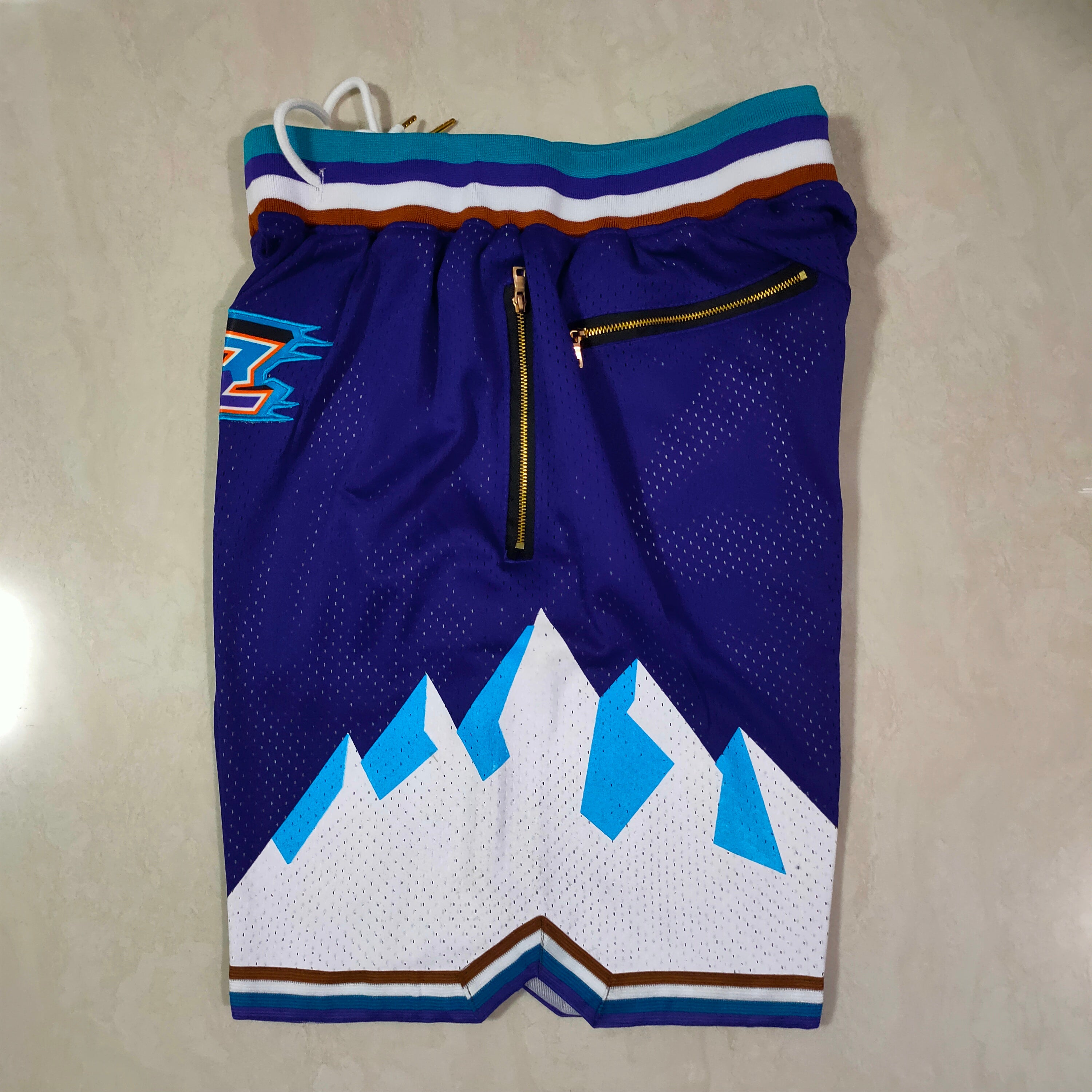Utah Jazz Snowy Purple Pocket Pants