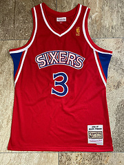 Iverson Philadelphia 76ers 3 Red MN