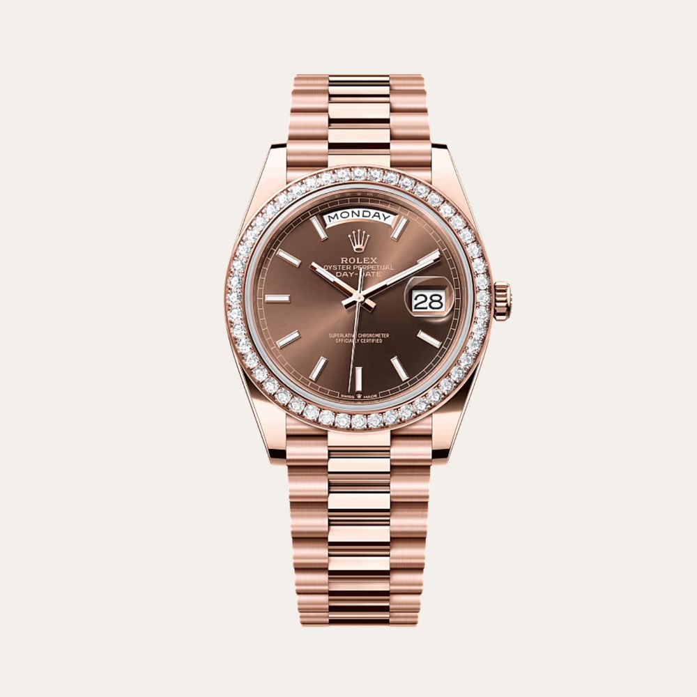Rolex Day-Date 40 mm Chocolate Dial 228345RBR