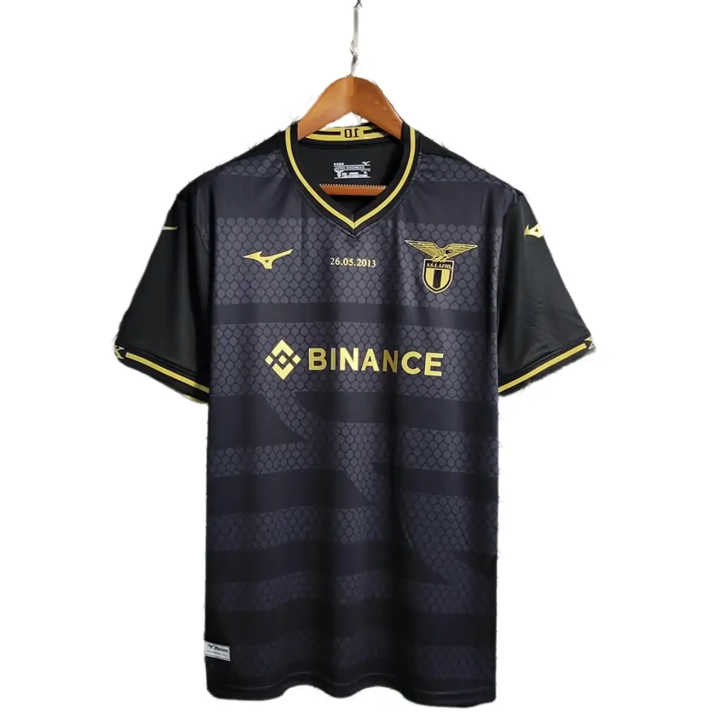 2023 Lazio 10th Anniversary Edition Black Soccer Jersey 1:1 Thai Quality