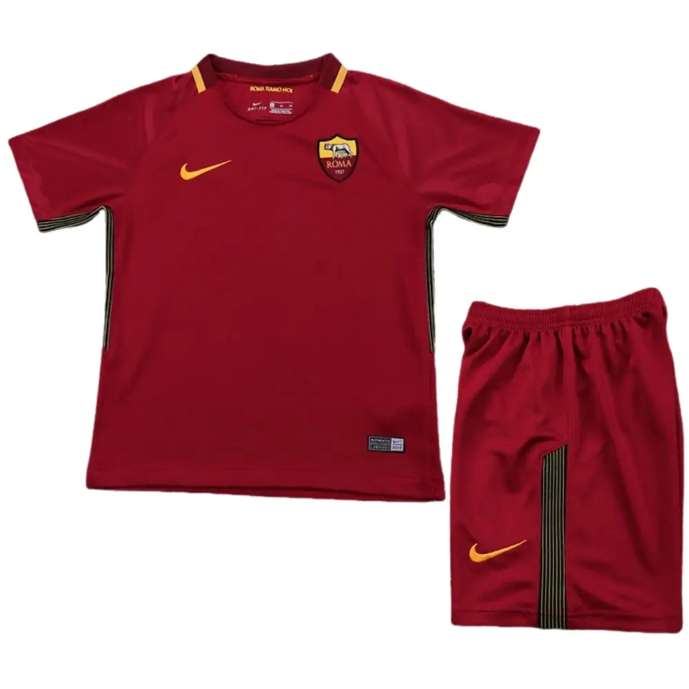 2017-18 Rome Home Retro Children's Jersey Set - Fans Edition