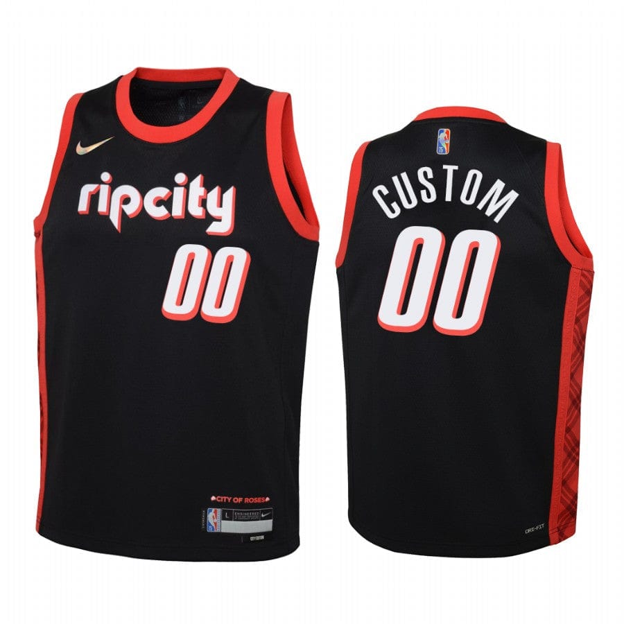 Custom Portland Trailblazers 2021-22 City Edition Jersey