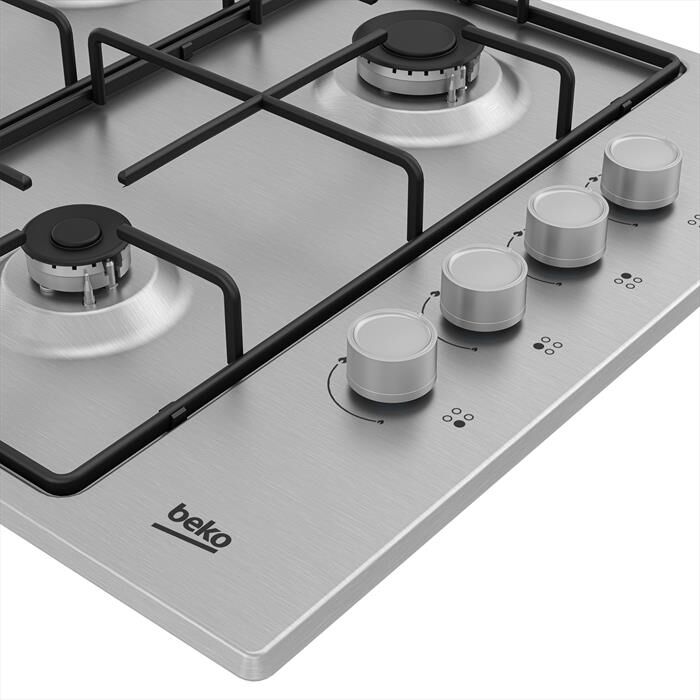 BEKO - Piano cottura a gas HIGG641C3SX 61cm