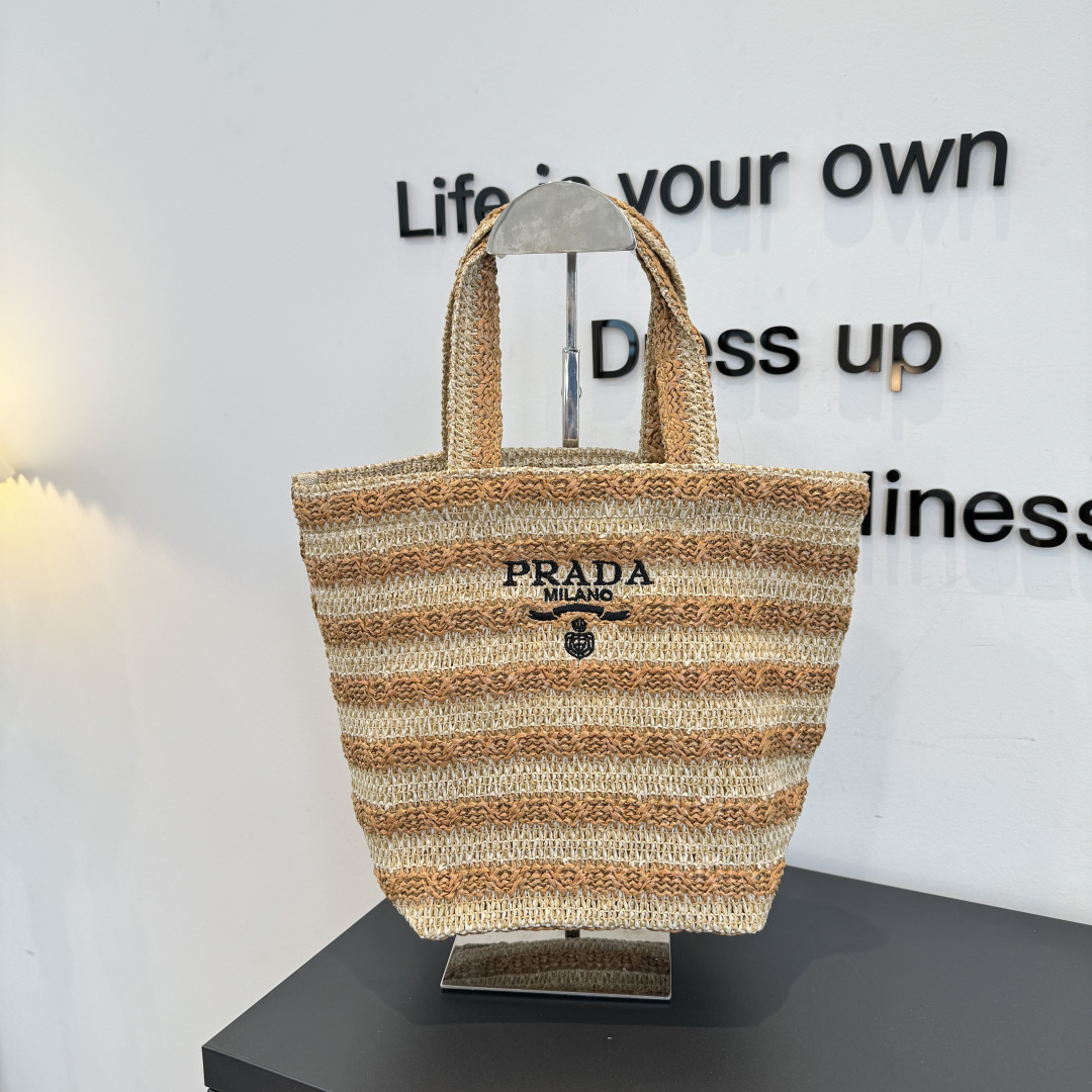 Prada Straw Bag