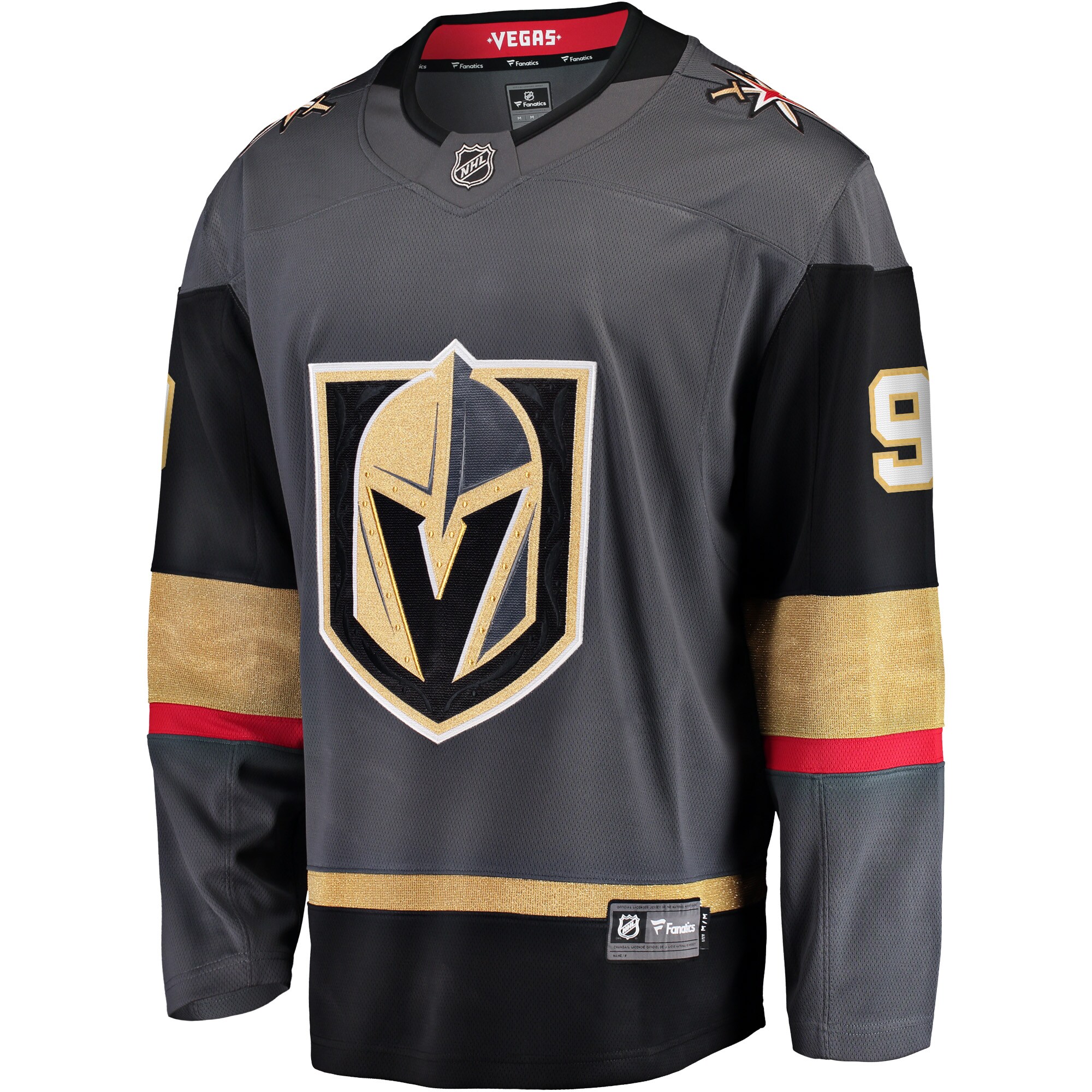 Jack Eichel Vegas Golden Knights Fanatics Alternate Breakaway   Jersey – Gray