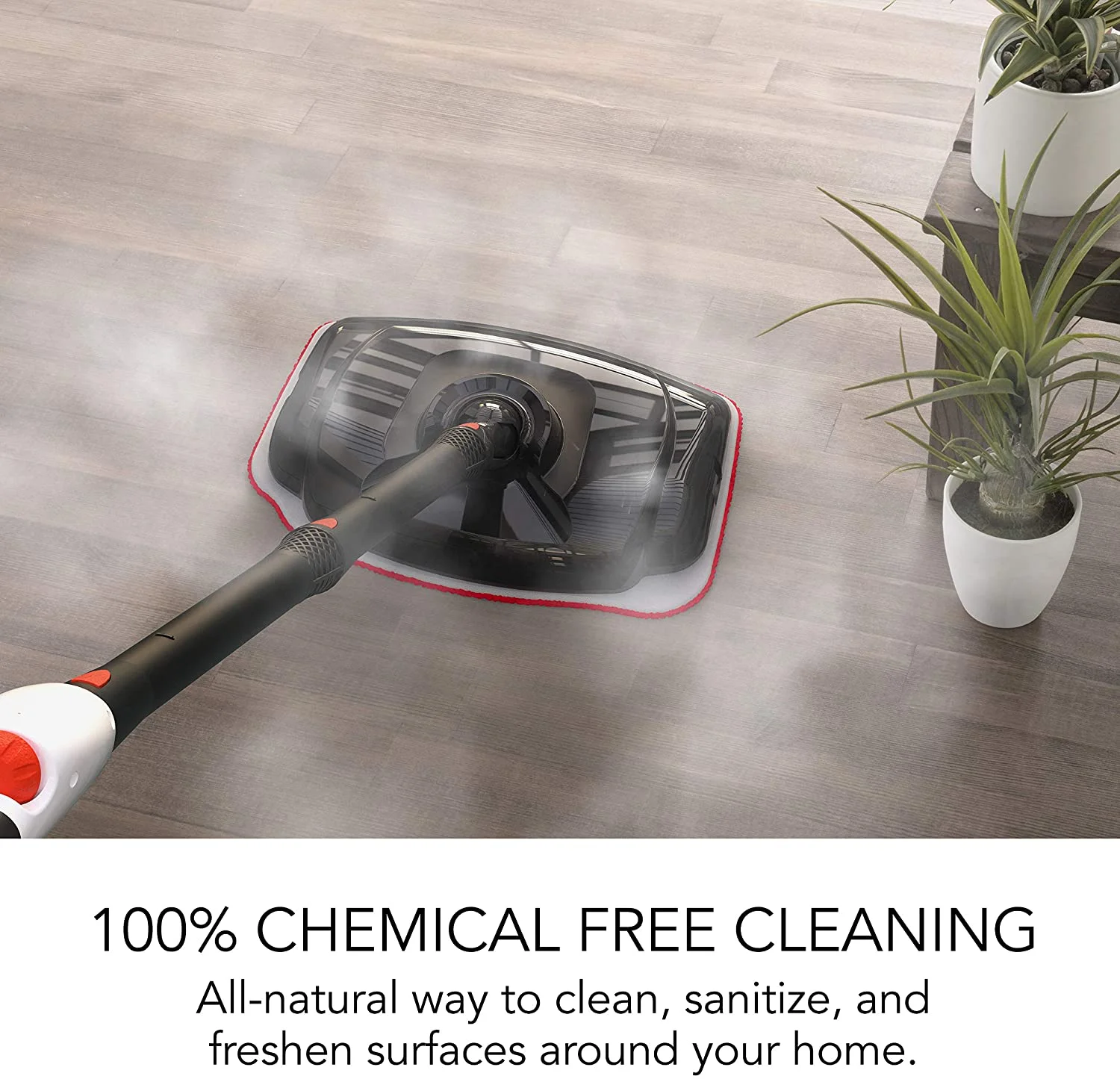 Sharper Image Canister Steam Cleaner with 15 Accessories, 54oz., White
