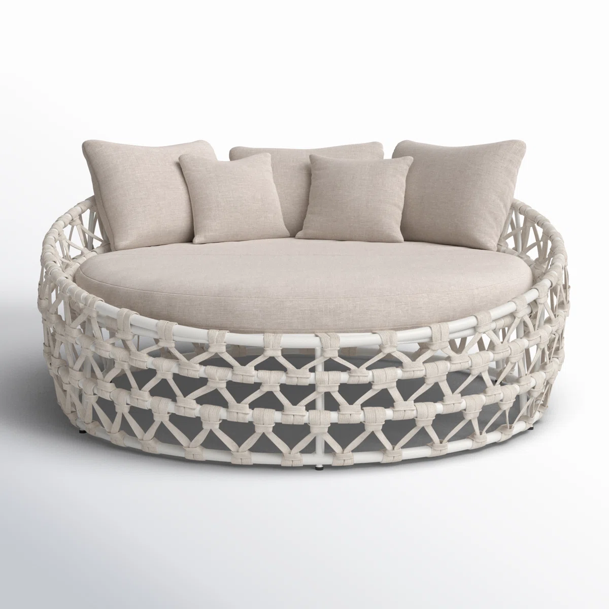 68'' Powder Coated Aluminum Outdoor Patio Daybed