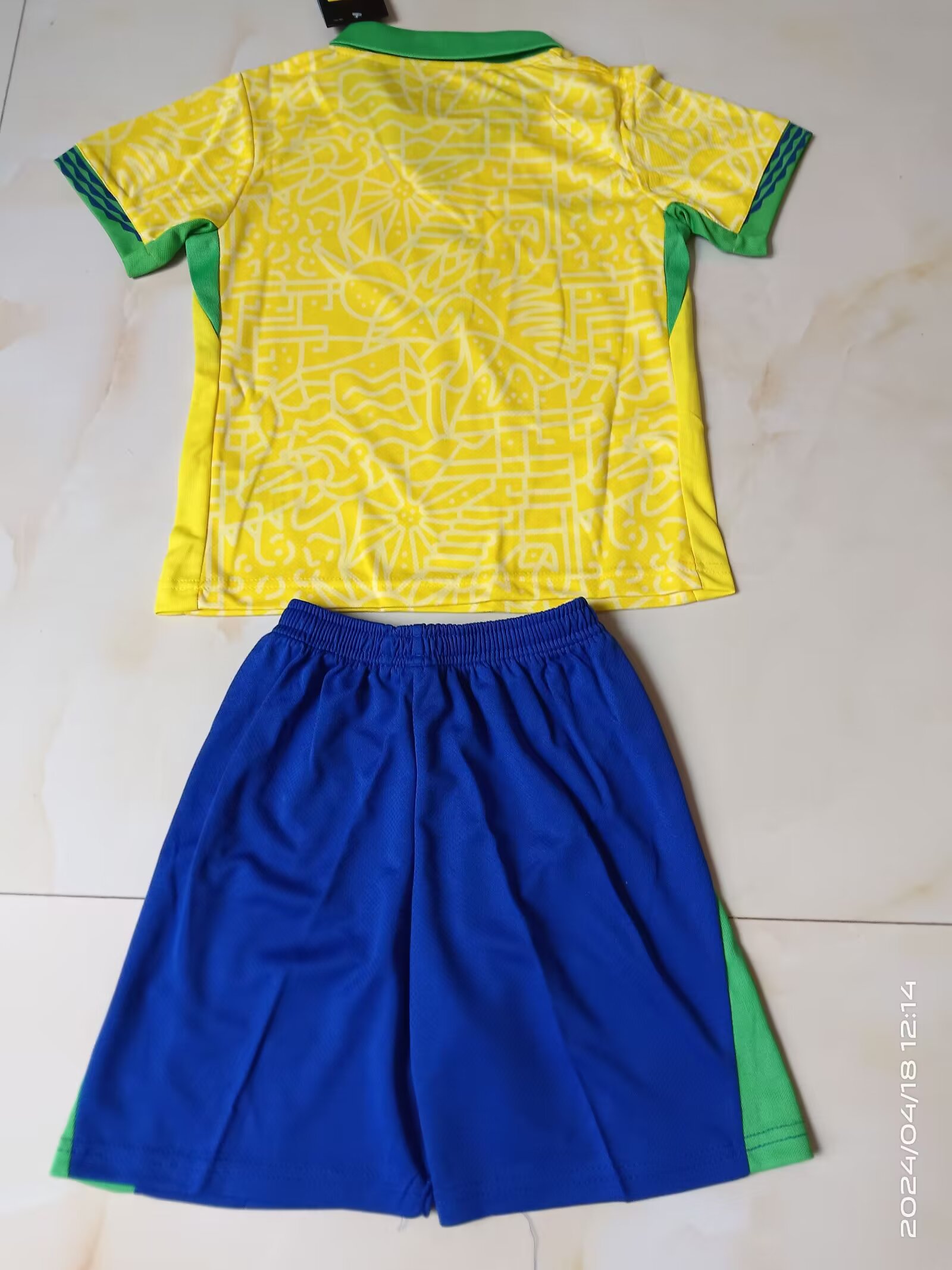 2024-25 Brazil Home Children's Jersey Set - Fans Edition
