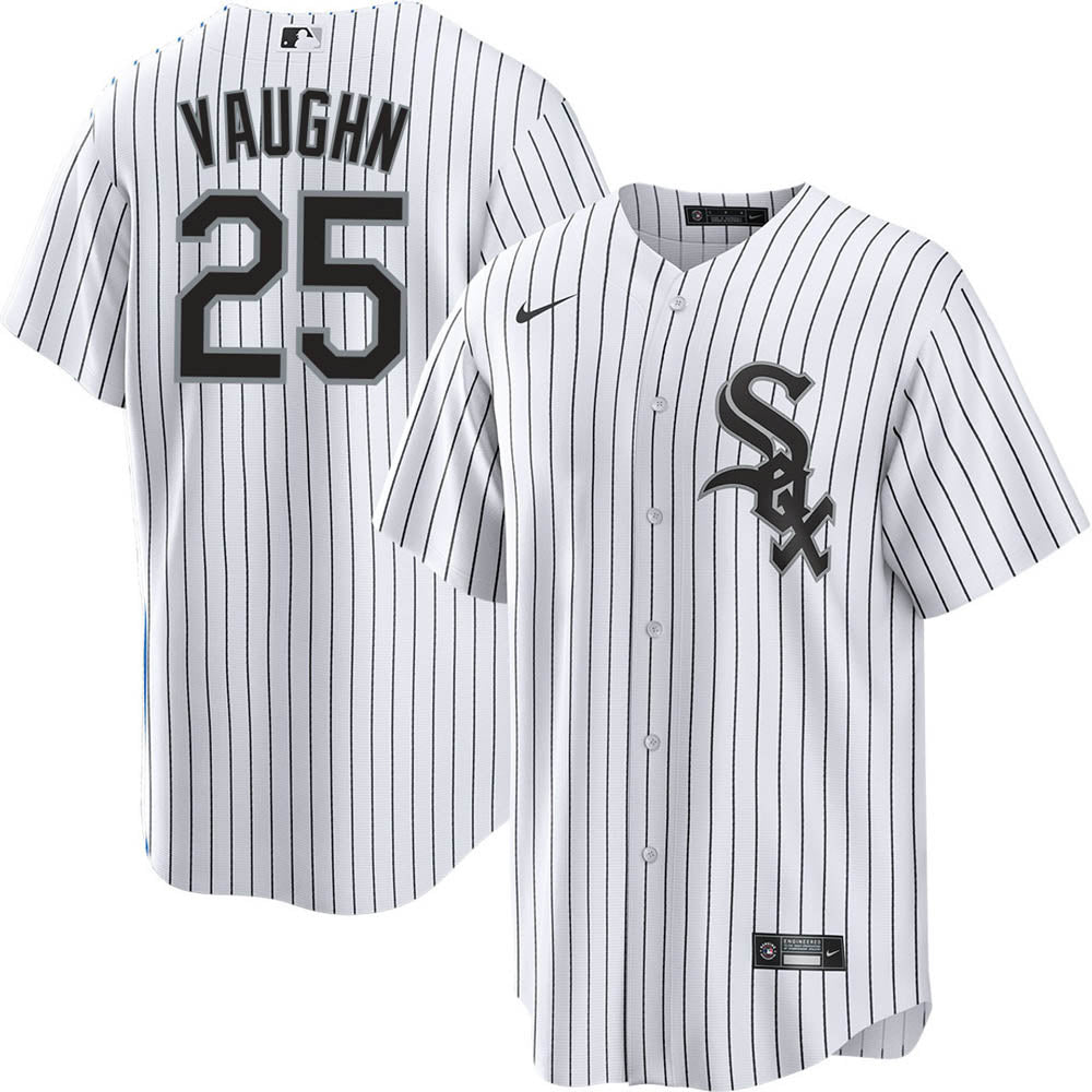 Men's Chicago White Sox Andrew Vaughn Cool Base Replica Home Jersey - White
