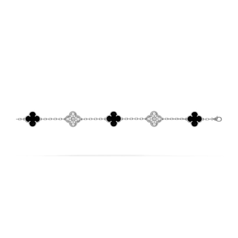 Vintage Alhambra bracelet, 5 motifs
