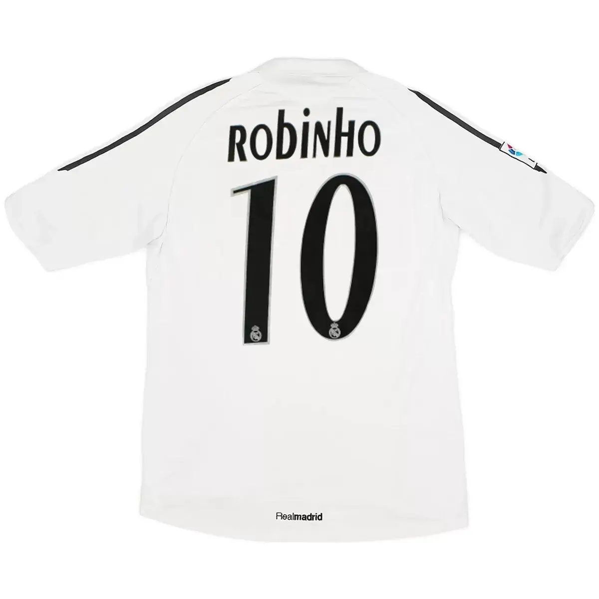 Robinho #10 Real Madrid 2005/06 Home Retro Football Jersey